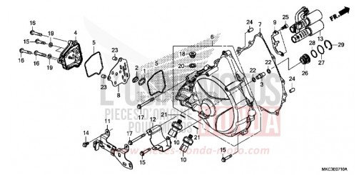 CARTER D'EMBRAYAGE (DCT) GL1800DAJ de 2018